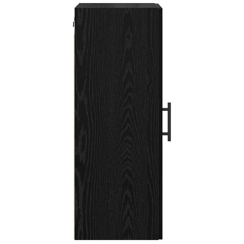 Vægskab Sort eg 34,5 x 34 x 90 cm Konstrueret træ