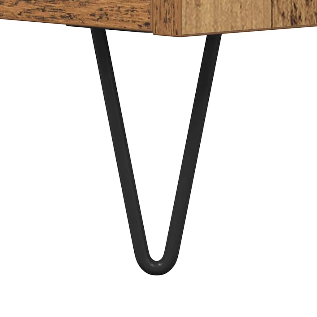 Sofabord Gammelt træ 60 x 44,5 x 45 cm Konstrueret træ