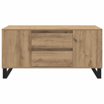 Sofabord Artisan Egetræ 102 x 44,5 x 50 cm Konstrueret træ