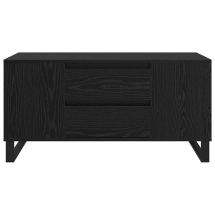 Sofabord Sort eg 102 x 44,5 x 50 cm Konstrueret træ