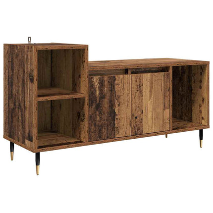 TV-skab 100 x 35 x 55 cm Gammelt træ Konstrueret træ