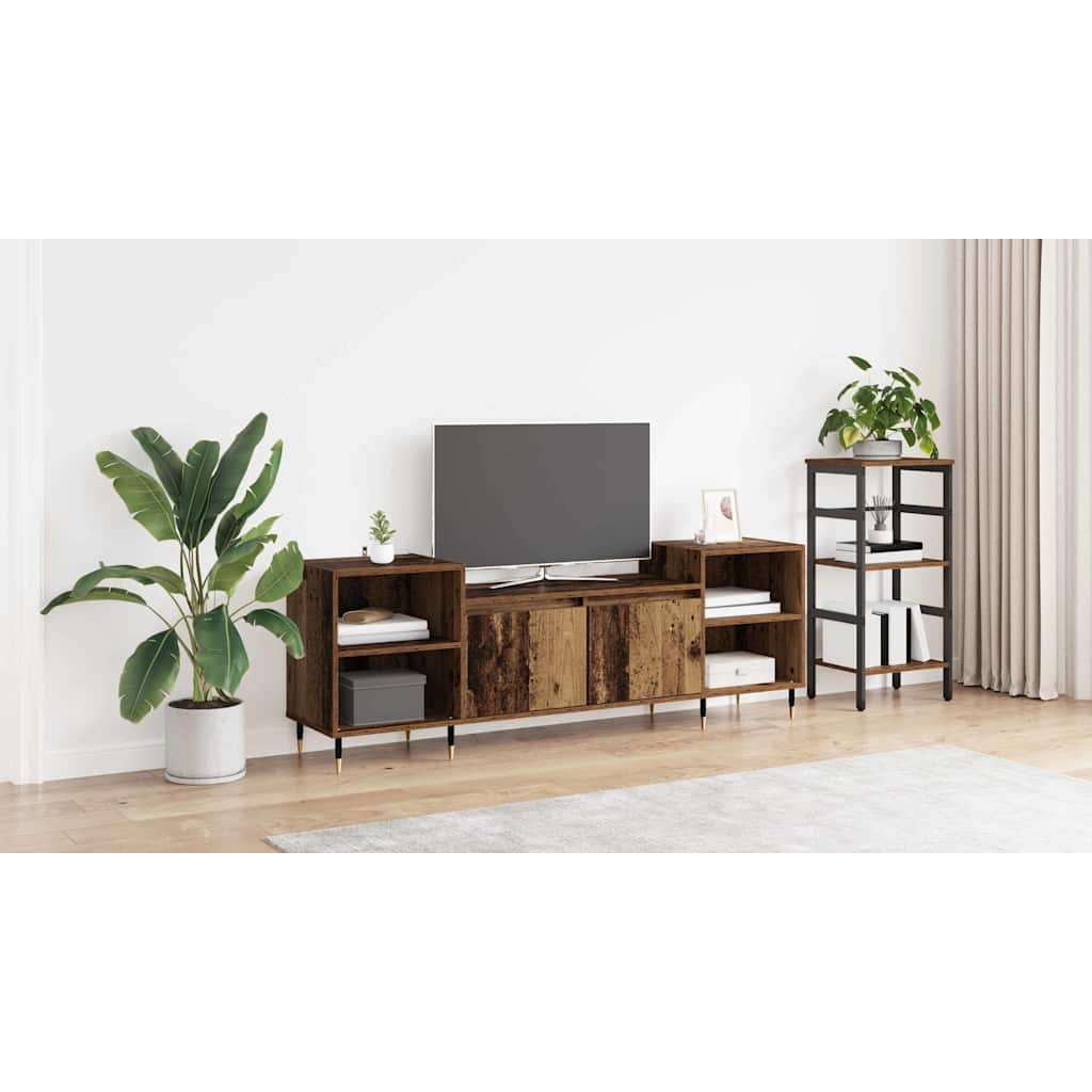 TV-skab Gammelt træ 160 x 35 x 55 cm Konstrueret træ