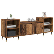 TV-skab Gammelt træ 160 x 35 x 55 cm Konstrueret træ