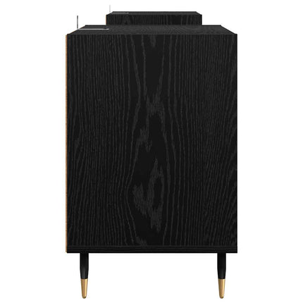 TV-skab 160 x 35 x 55 cm Sort eg Konstrueret træ