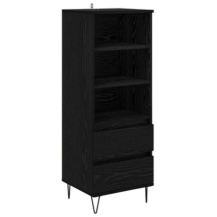 Highboard Sort eg 40 x 36 x 110 cm Konstrueret træ