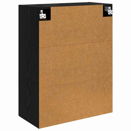 Vægskab Sort eg 69,5 x 34 x 90 cm Konstrueret træ