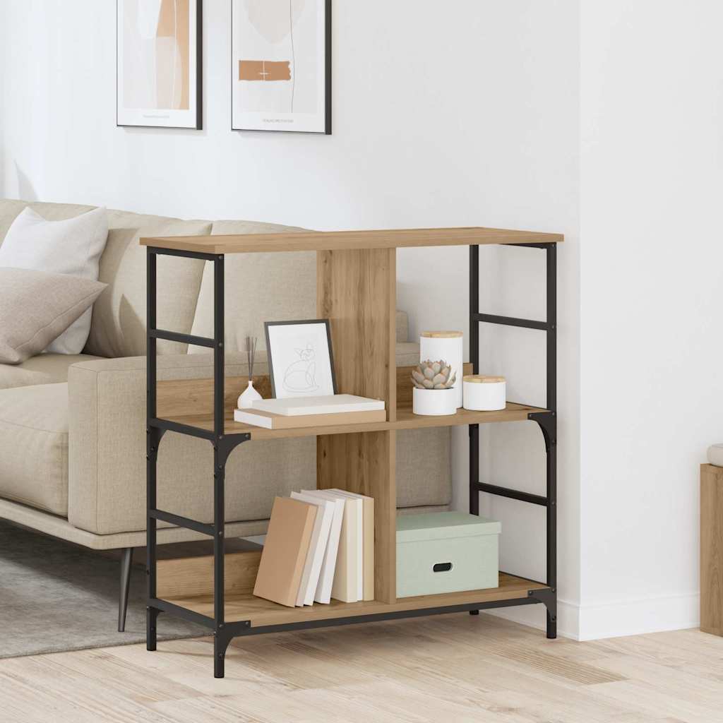 Bogreol artisan eg 78,5 x 33 x 82 cm Konstrueret træ