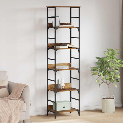 Bogreol Gammelt træ 50 x 33 x 188,5 cm Konstrueret træ
