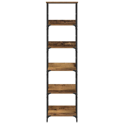 Bogreol Gammelt træ 50 x 33 x 188,5 cm Konstrueret træ