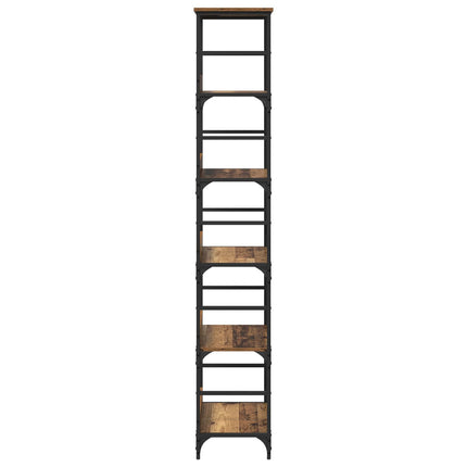 Bogreol Gammelt træ 50 x 33 x 188,5 cm Konstrueret træ