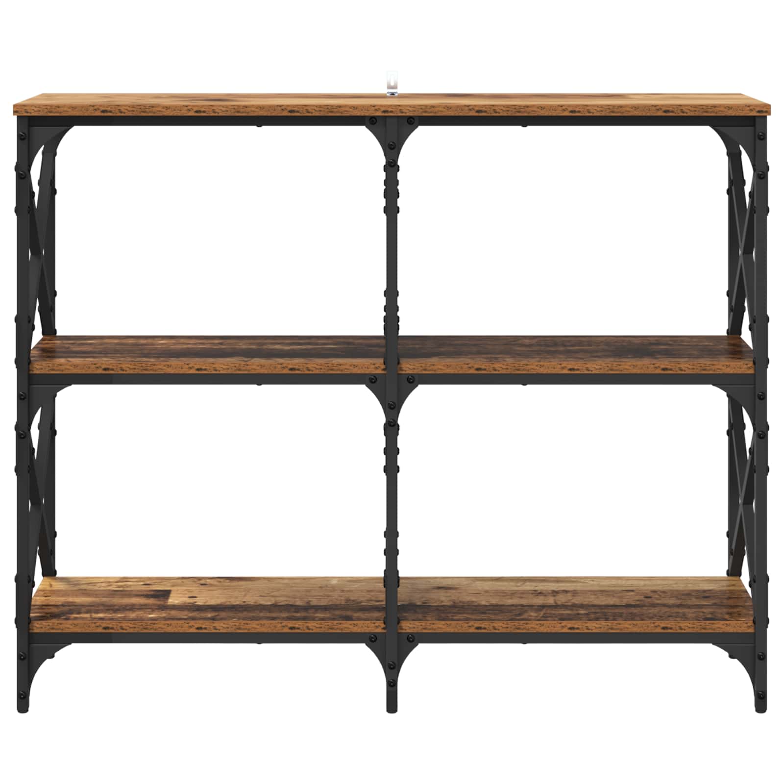 Konsolbord Gammelt træ 100 x 28 x 80,5 cm Konstrueret træ