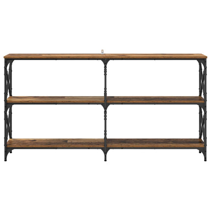 Konsolbord Gammelt træ 156 x 28 x 80,5 cm Konstrueret træ