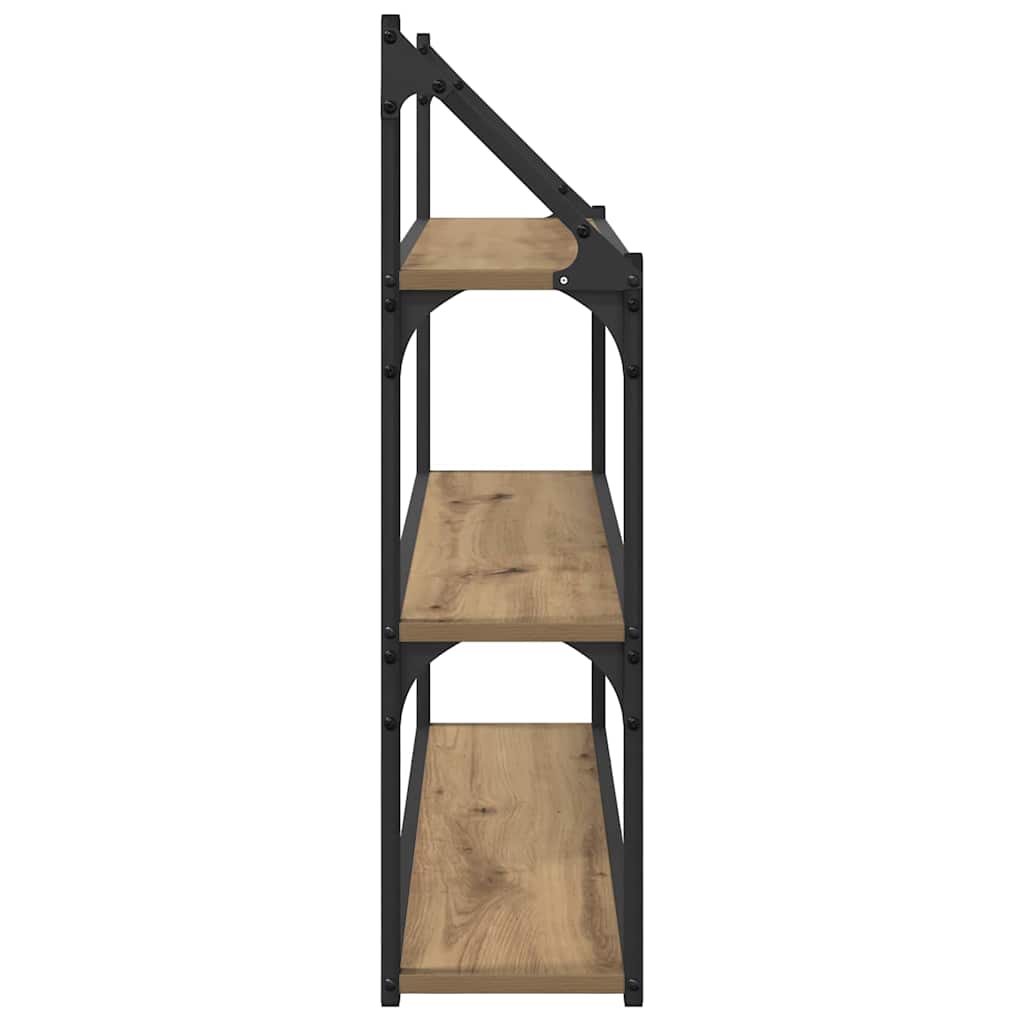 Væghylde Artisan Egetræ 80 x 21 x 78,5 cm Konstrueret træ