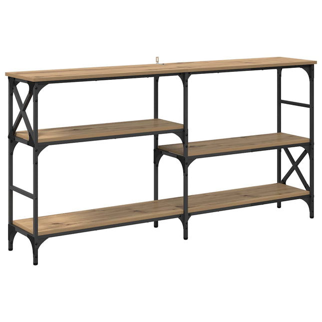 Konsolbord Artisan Egetræ 150 x 29 x 76,5 cm Konstrueret træ