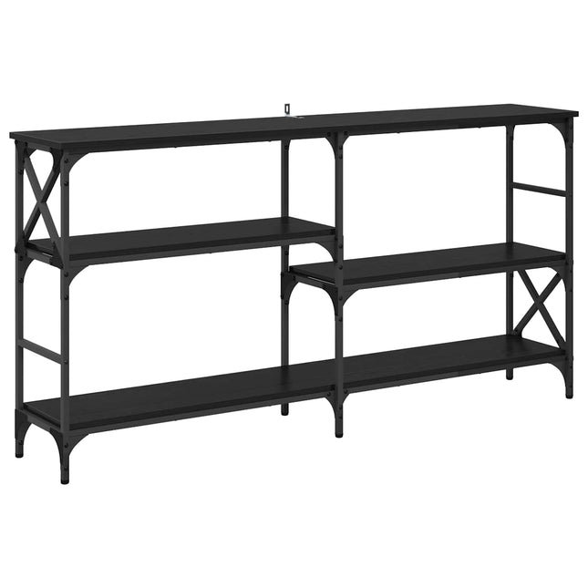 Konsolbord Sort eg 150 x 29 x 76,5 cm Konstrueret træ