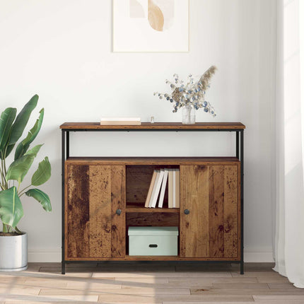 Sideboard Gammelt træ 100 x 35 x 80 cm Konstrueret træ