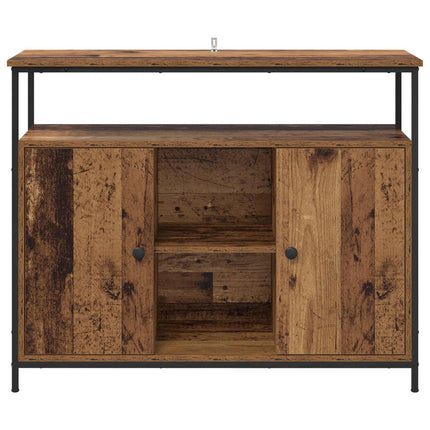Sideboard Gammelt træ 100 x 35 x 80 cm Konstrueret træ