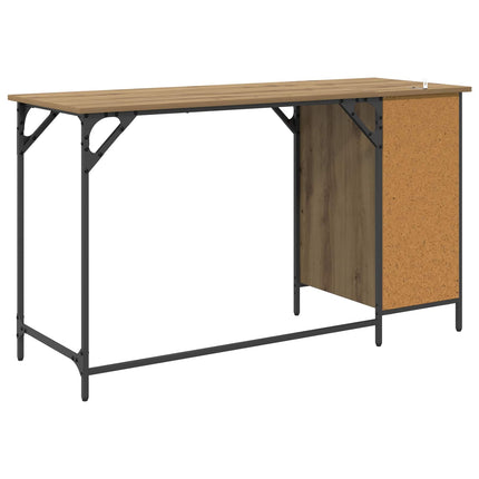 Computerbord Artisan Egetræ Konstrueret træ 131 x 48 x 75 cm