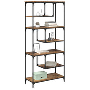 Bogreol Gammelt træ 81 x 36 x 176 cm Konstrueret træ