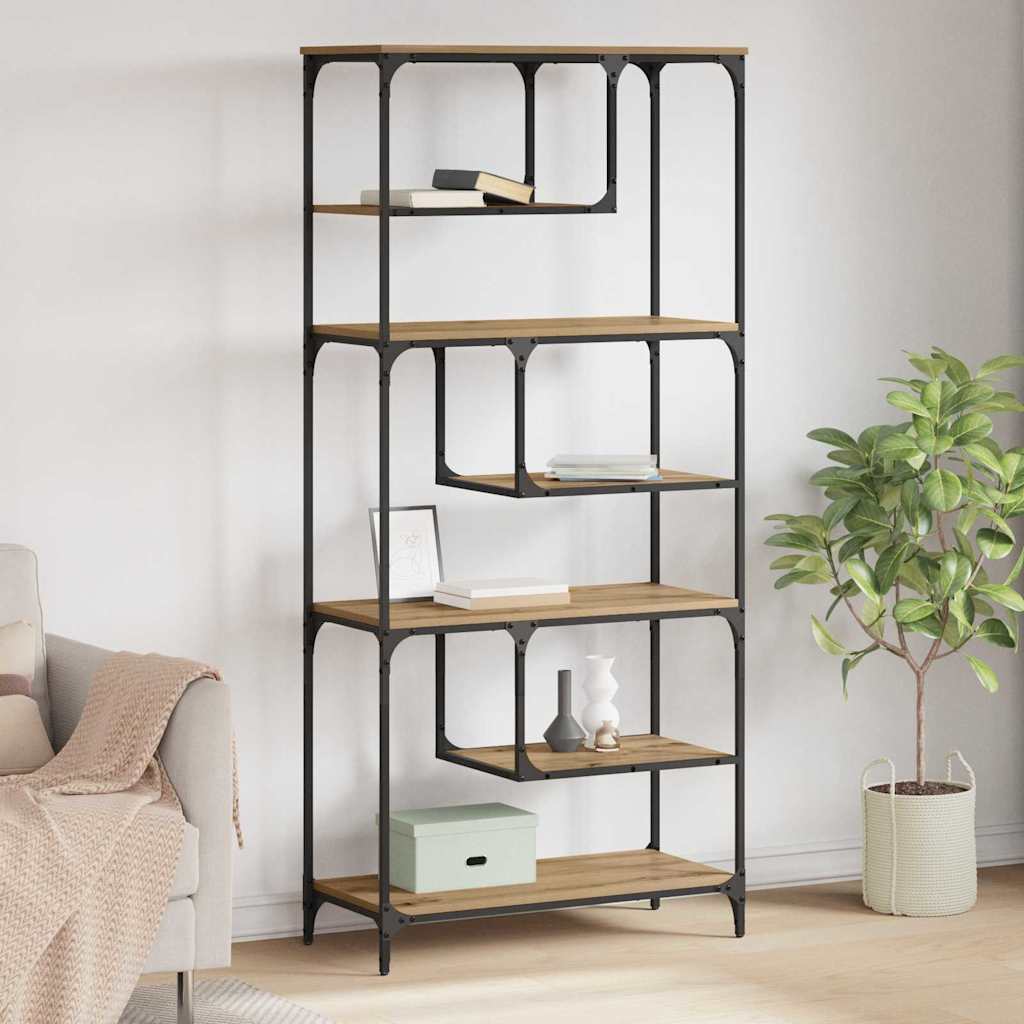 Bogreol artisan eg 81 x 36 x 176 cm Konstrueret træ