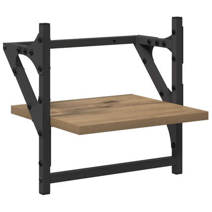 Væghyldesæt Vægmonteret 6 pcs Artisan Egetræ 100 x 25 x 30 cm