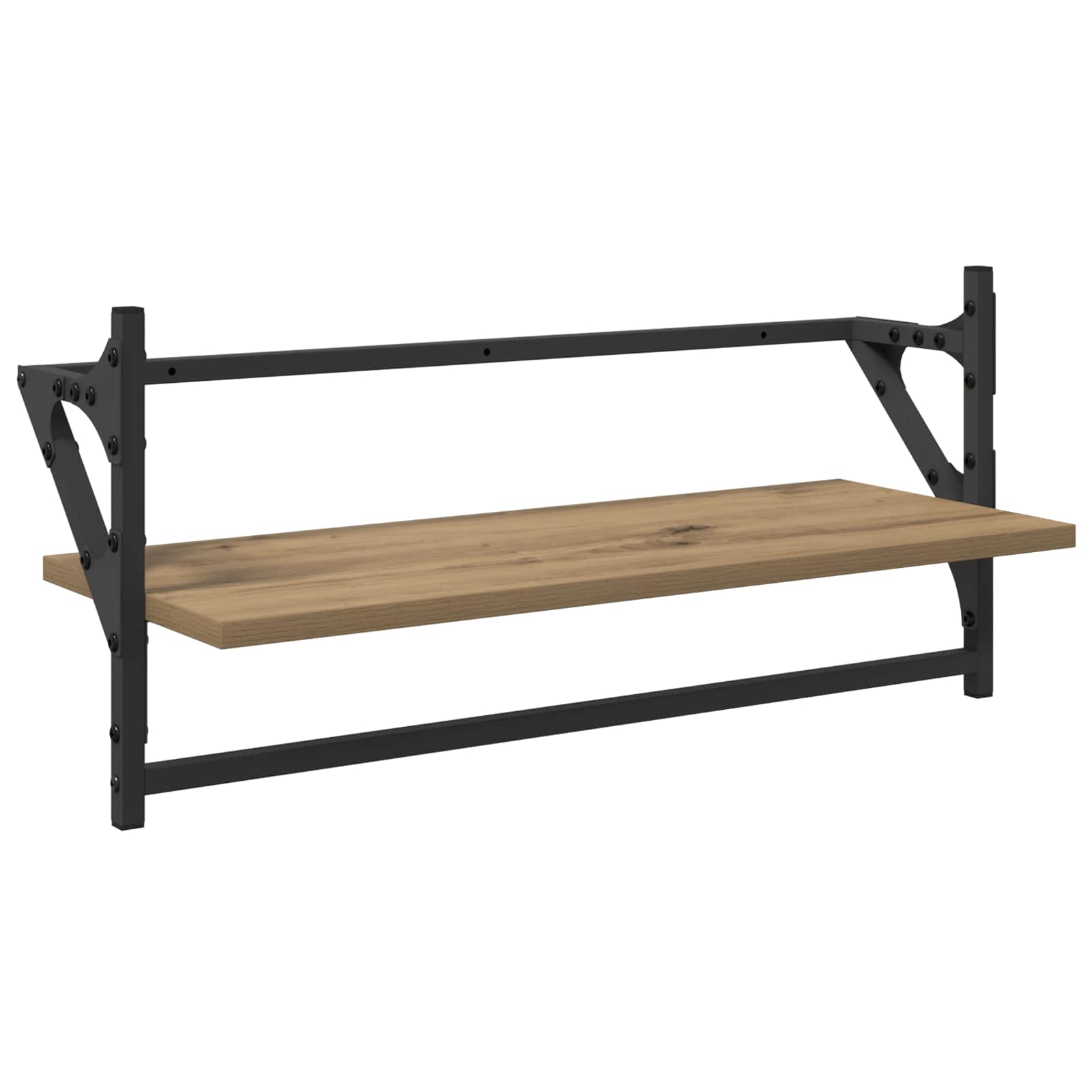 Væghyldesæt med hylde 6 pcs Artisan Egetræ 100 x 25 x 30 cm