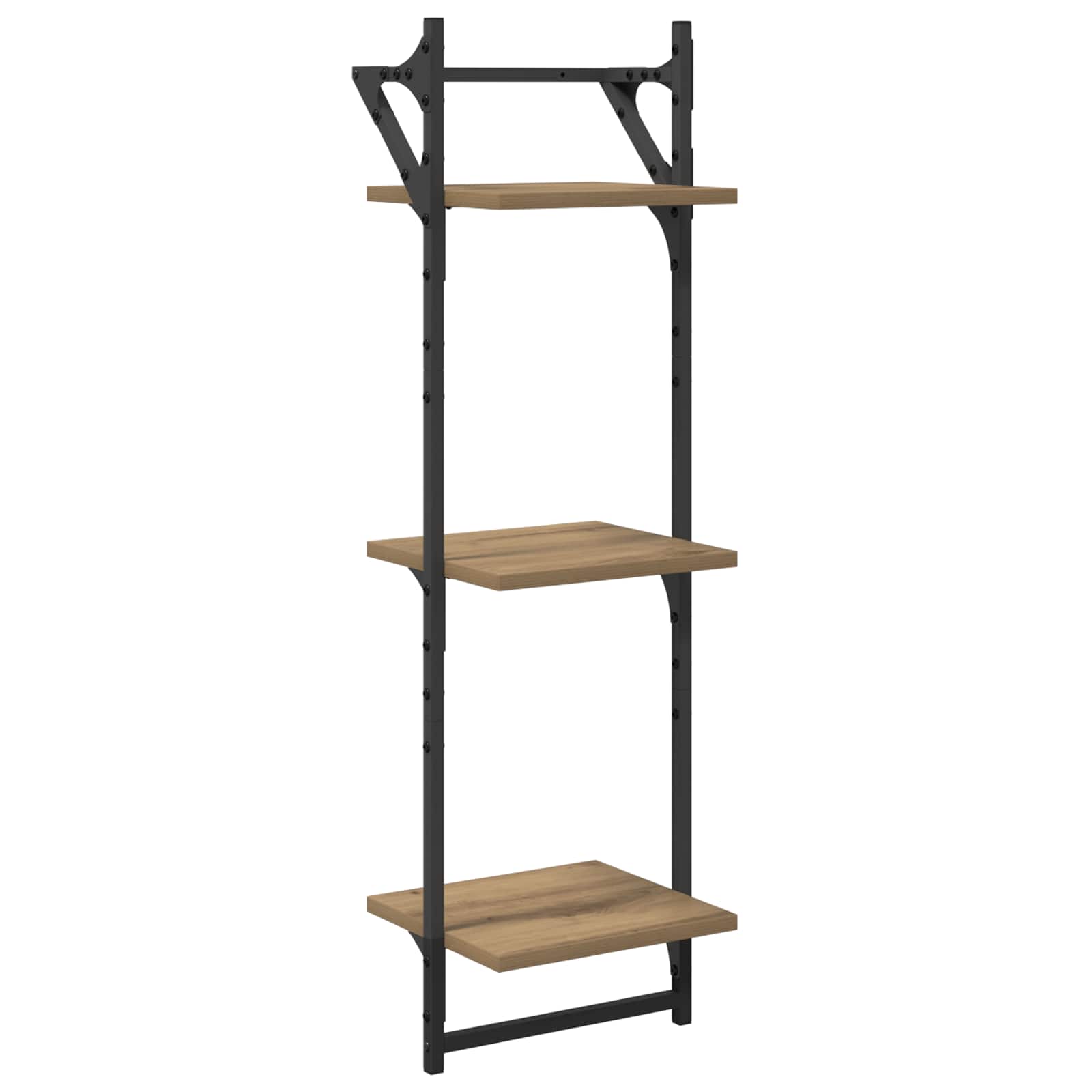 Væghyldesæt med hylde 6 pcs Artisan Egetræ 100 x 25 x 30 cm
