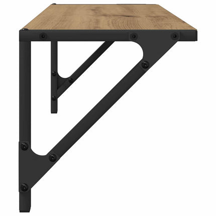 Væghylder med hylde 2 pcs Artisan Egetræ 60 x 25 x 25,5 cm