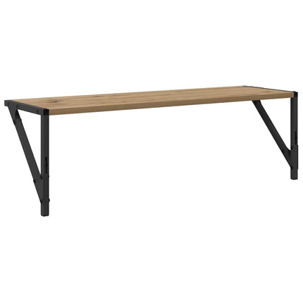 Væghylder Vægmonteret 2 pcs Artisan Egetræ 80 x 25 x 25,5 cm