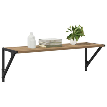 Væghylder Vægmonteret 2 pcs Artisan Egetræ 80 x 25 x 25,5 cm