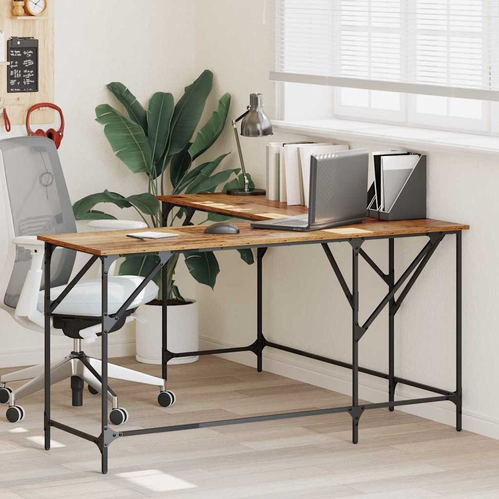 Bord Gammelt træ 149 x 149 x 75 cm Konstrueret træ