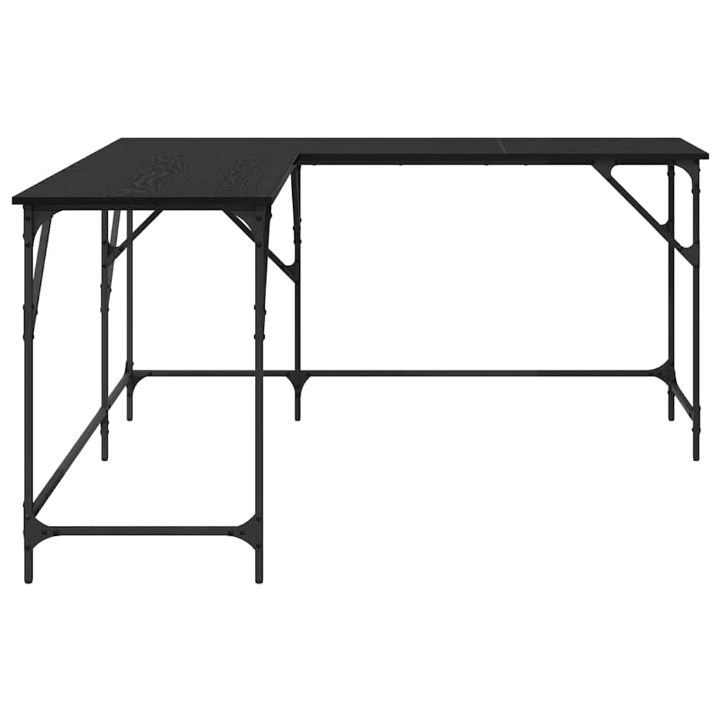 Bord Sort eg 149 x 149 x 75 cm Konstrueret træ