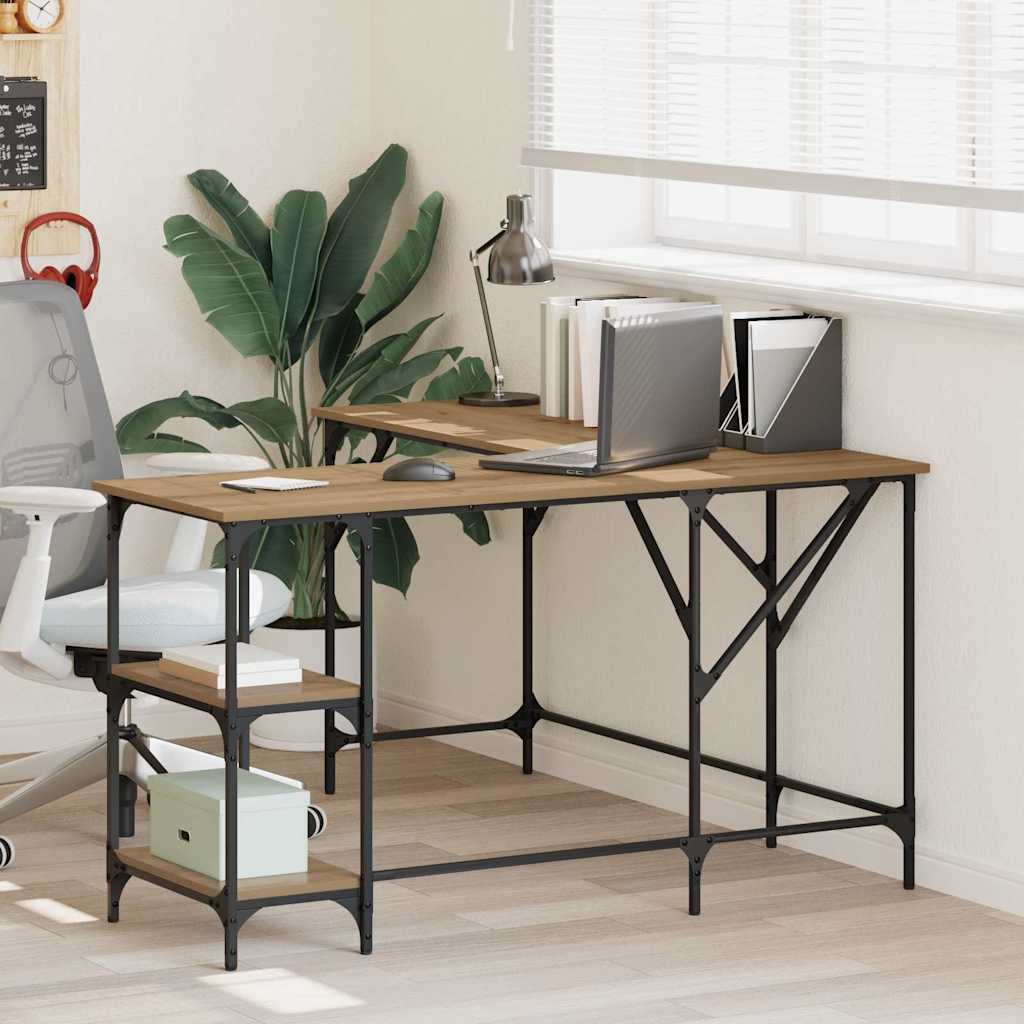 Bord Artisan Egetræ 139 x 139 x 75 cm Konstrueret træ