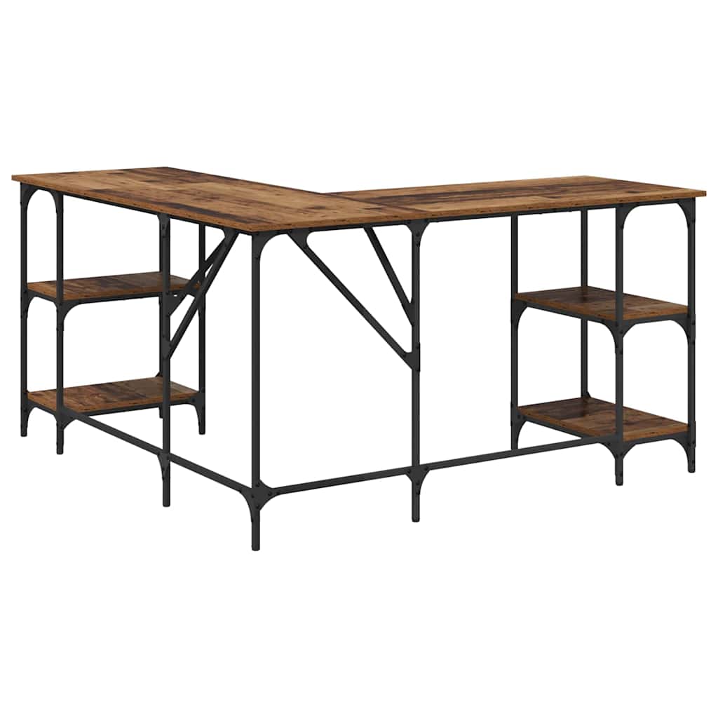 Bord Gammelt træ 139 x 139 x 75 cm Konstrueret træ