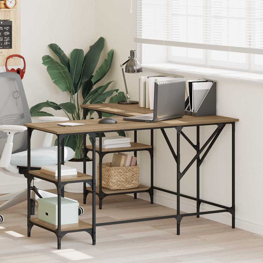 Bord Artisan Egetræ 139 x 139 x 75 cm Konstrueret træ