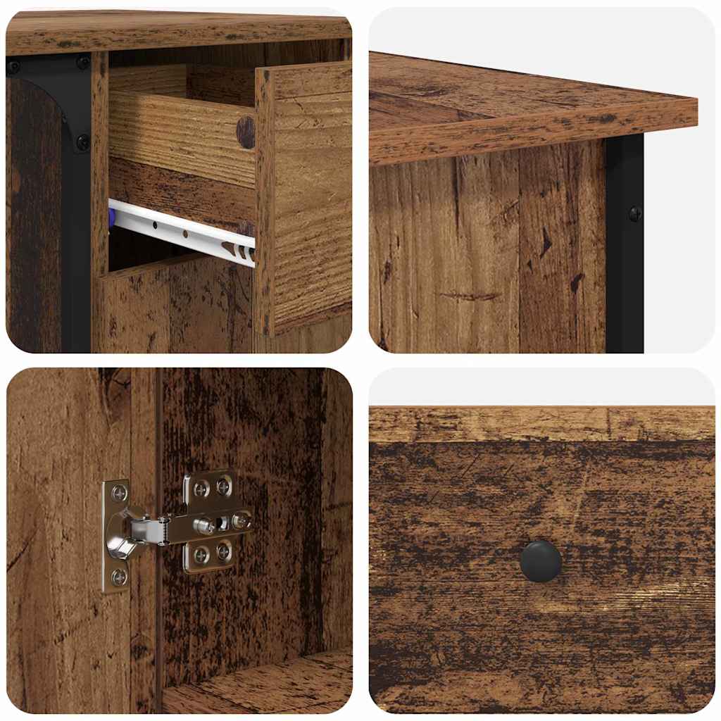 Bord Gammelt træ 141 x 141 x 75 cm Konstrueret træ