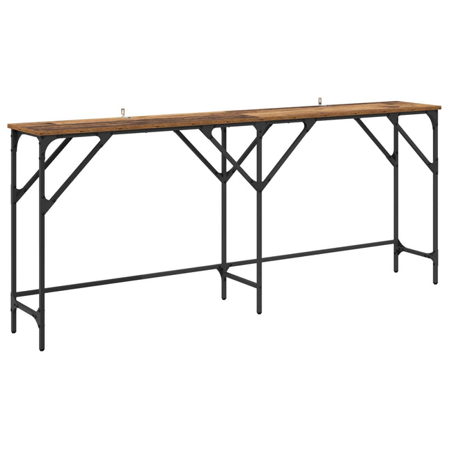 Konsolbord Gammelt træ 180 x 30 x 75 cm Konstrueret træ
