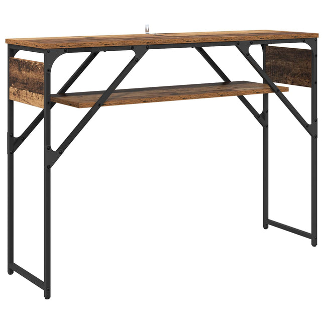 Konsolbord Gammelt træ Konstrueret træ 105x30x75cm