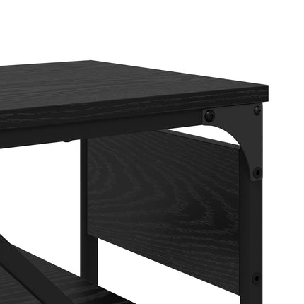 Konsolbord Sort eg 105x30x75cm Konstrueret træ