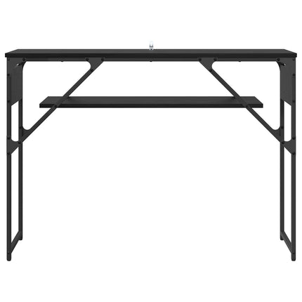 Konsolbord Sort eg 105x30x75cm Konstrueret træ