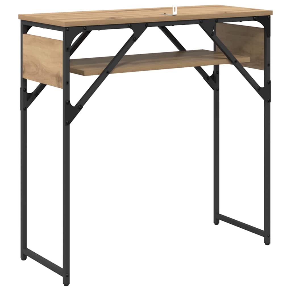 Konsolbord artisan eg 75x30x75cm Konstrueret træ