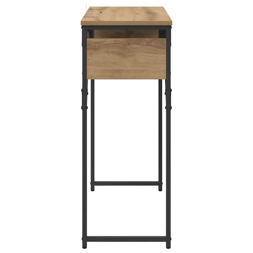 Konsolbord artisan eg 75x30x75cm Konstrueret træ