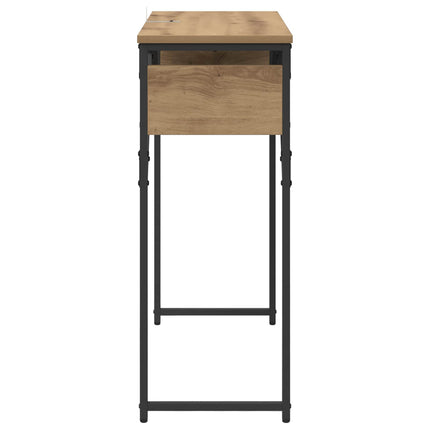 Konsolbord Artisan Egetræ Konstrueret træ 75x30x75cm
