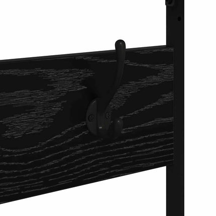 Tøjstativ Sort eg 100 x 41 x 184 cm Konstrueret træ
