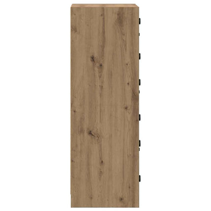 Highboard Artisan Egetræ 35 x 37 x 109 cm Konstrueret træ