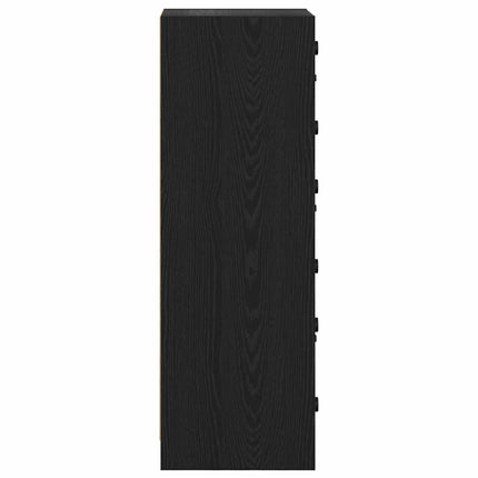 Highboard Sort eg 35 x 37 x 109 cm Konstrueret træ