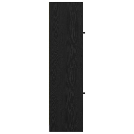 Highboard Sort eg 35 x 37 x 142 cm Konstrueret træ