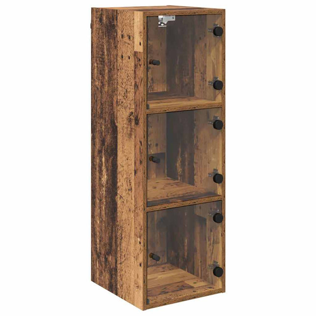 Vægskab 35 x 37 x 102 cm Konstrueret træ Gammelt træ
