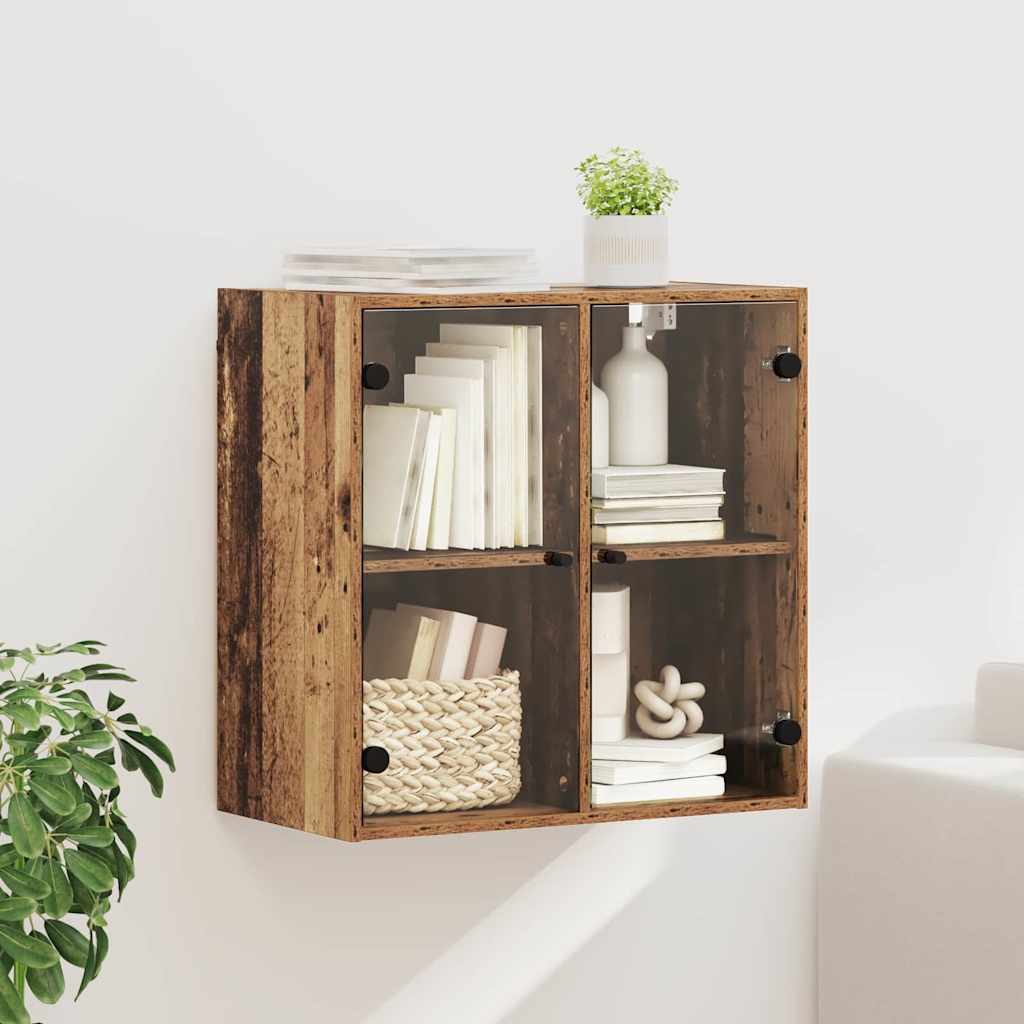 Vægskab Gammelt træ 68 x 37 x 68,5 cm Konstrueret træ