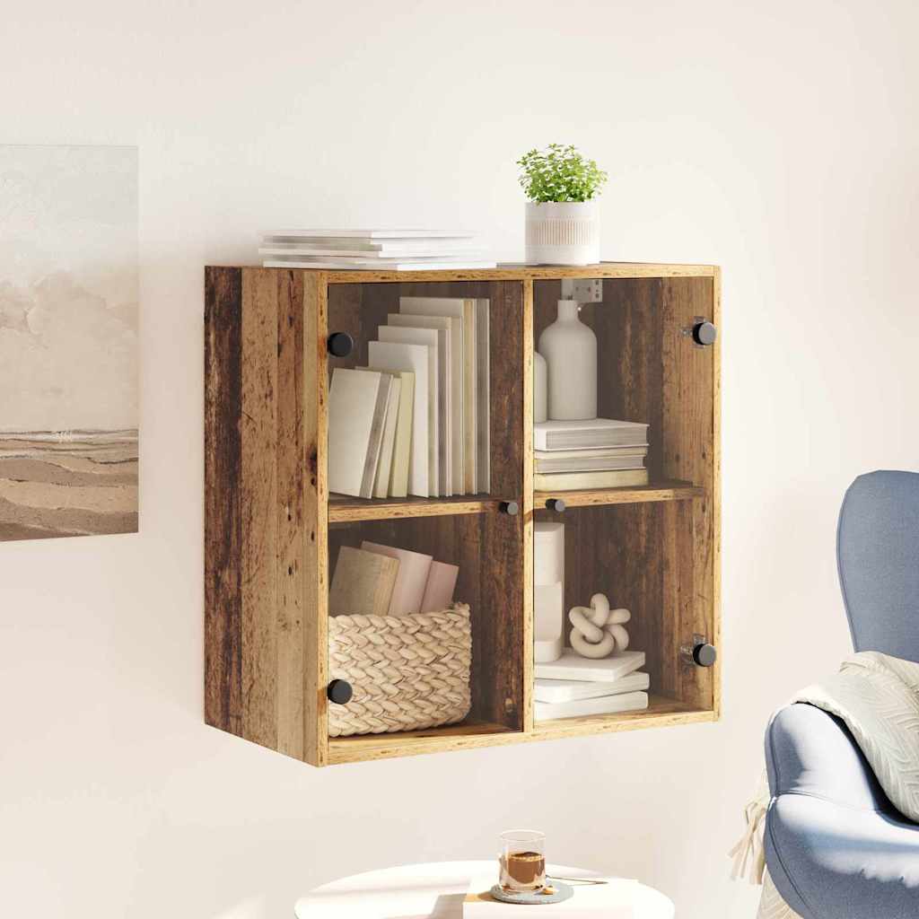 Vægskab Gammelt træ 68 x 37 x 68,5 cm Konstrueret træ